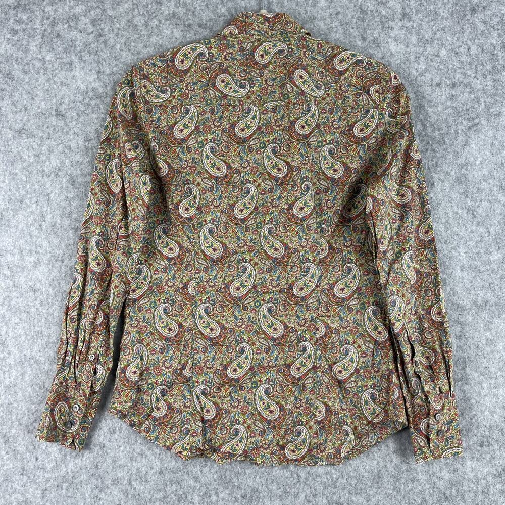 J. Crew Slim Perfect Shirt Liberty Lee Manor Paisley Womens 2 Button Up Cotton - Picture 11 of 15